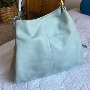 Light blue Coach purse!